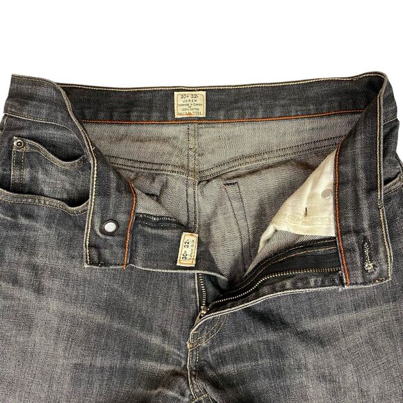 J Crew Vintage Slim Jeans 30x32 Black Wash Denim Handmade in Canada 100% Cotton - Picture 5 of 10